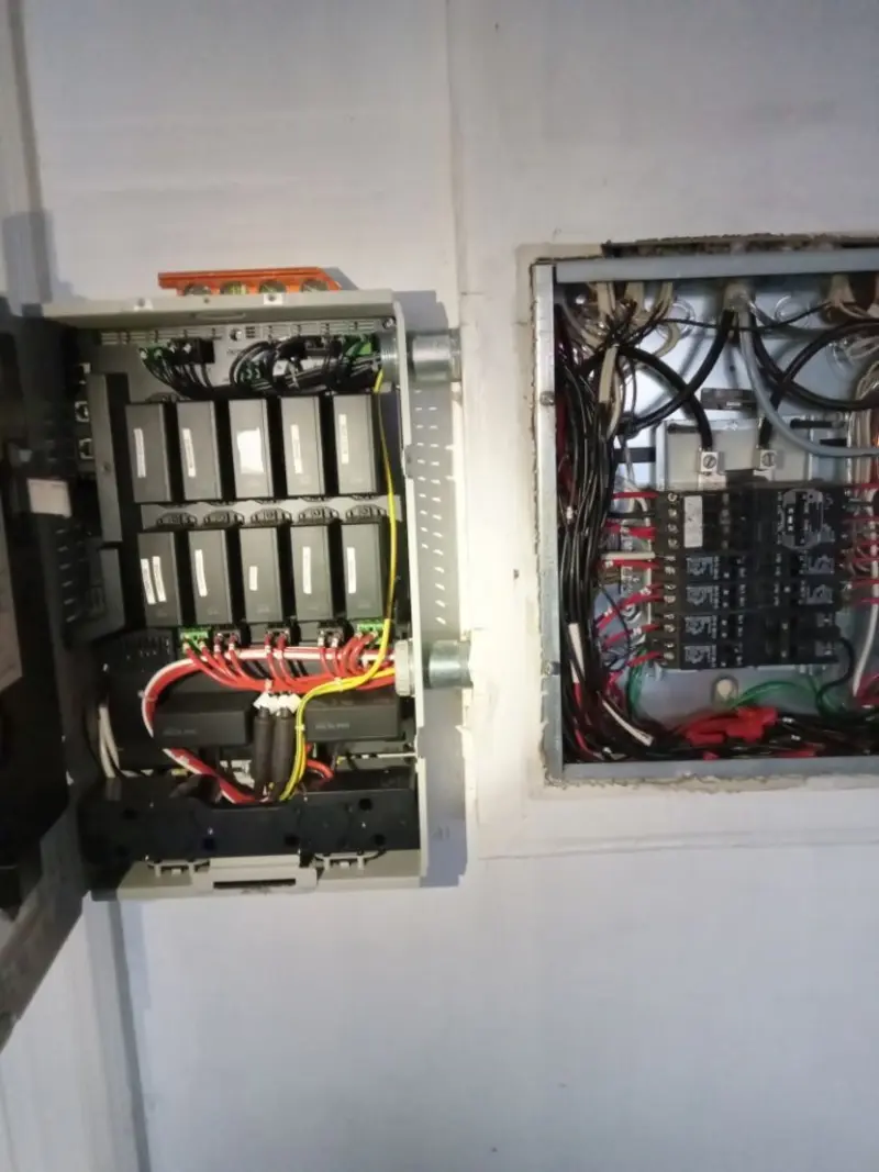 Electrical panel upgrade completed for Indoor Lighting Installation in Huntingdon